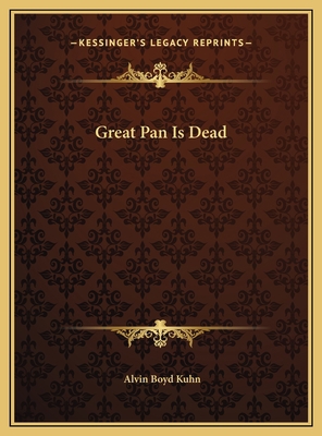 Great Pan Is Dead 1169487610 Book Cover