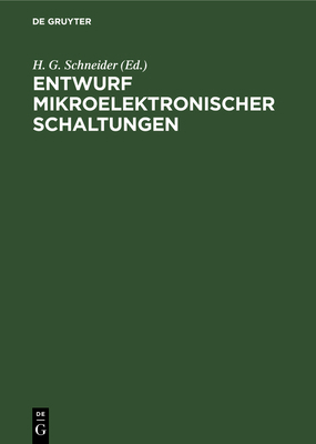 Entwurf Mikroelektronischer Schaltungen: Ausgew... [German] 3112612531 Book Cover