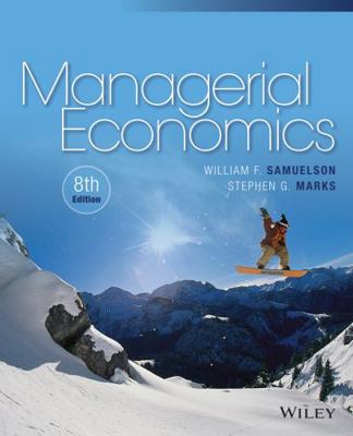 Managerial Economics 1118808940 Book Cover