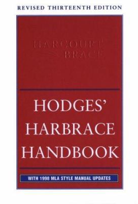 Hodges’ Harbrace Handbook, Revised: MLA Update 0155072838 Book Cover
