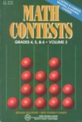 Math Contests: Grades 4, 5, & 6, Volume 4 094080512X Book Cover