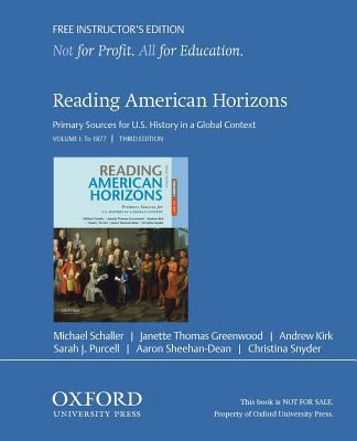 Reading American Horizons, Volume 1 Ie 0190861304 Book Cover