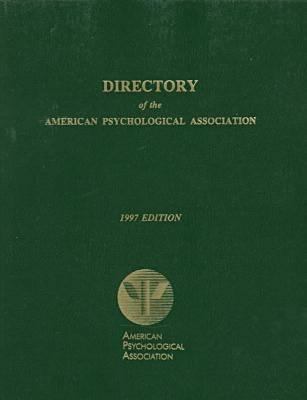 Directory of the American Psychological Associa... 1557984239 Book Cover
