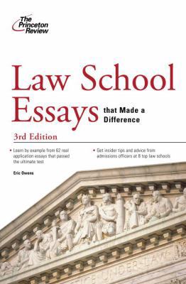 Law School Essays That Made a Difference 0375428771 Book Cover