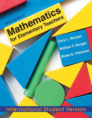 Mathematics for Elementary Teachers a Contempor... 047090318X Book Cover