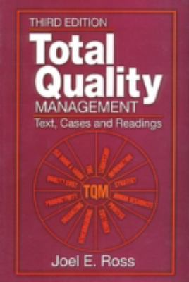 Total Quality Management: Text, Cases, and Read... 157444266X Book Cover