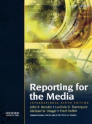 Reporting the Media 0195399803 Book Cover