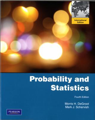 Probability and Statistics International Edition 0321709705 Book Cover