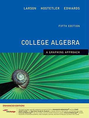 College Algebra: A Graphing Approach, Enhanced ... 1439043809 Book Cover