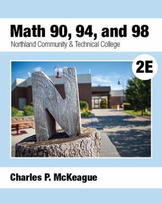 Paperback Math 90, 94 and 98 Northland Community and Technical College 2E Book