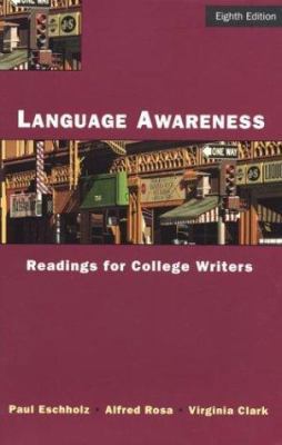 Language Awareness: Readings for College Writers 0312197683 Book Cover