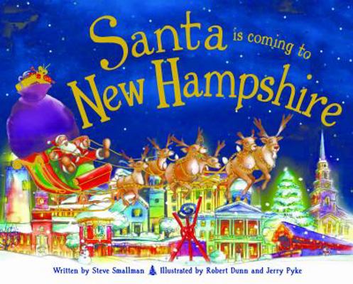 Santa Is Coming to New Hampshire 1492606766 Book Cover