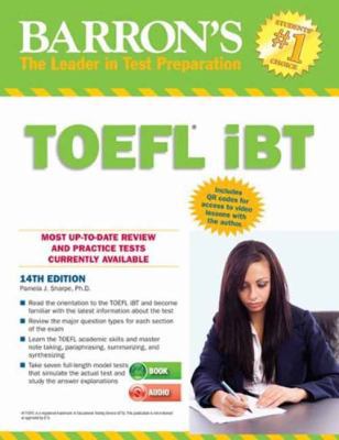Barron's TOEFL iBT with Audio Compact Discs (Ba... 1438072821 Book Cover