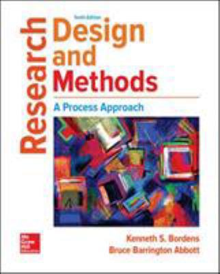 Research Design and Methods: A Process Approach 1259844749 Book Cover