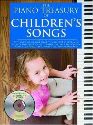 The Piano Treasury of Children's Songs [With CD] 0825634814 Book Cover
