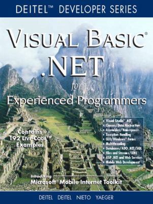 Visual Basic .Net for Experienced Programmers 0130461318 Book Cover