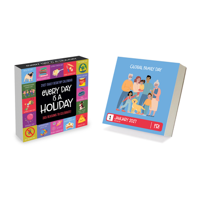 Cal 2027- Every Day's a Holiday Daily Desktop B0GTYRDJ9D Book Cover