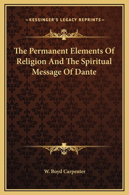 The Permanent Elements Of Religion And The Spir... 1169373437 Book Cover