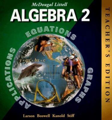 McDougal Littell Algebra 2 0395978904 Book Cover