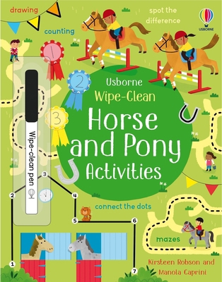 Wipe-Clean Horse and Pony Activities 1836051115 Book Cover