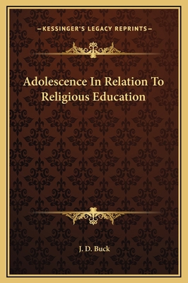 Adolescence In Relation To Religious Education 1169194877 Book Cover