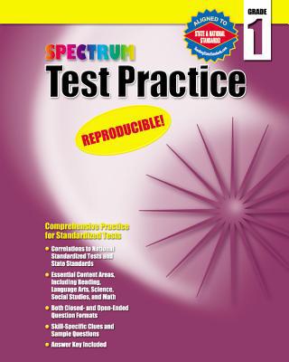 Test Practice, Grade 1 B0053TU51M Book Cover