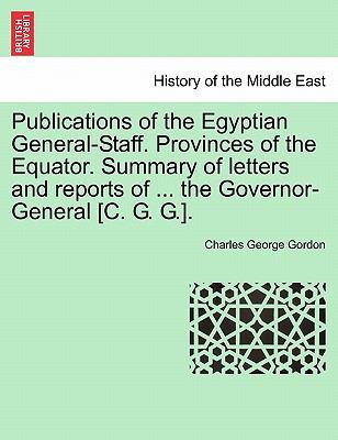 Publications of the Egyptian General-Staff. Pro... 1241506310 Book Cover