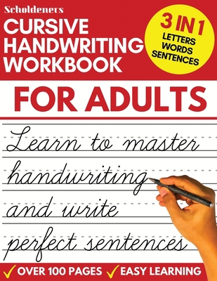 Cursive Handwriting Workbook for Adults: Learn ... 1913357643 Book Cover