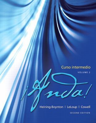 ¡Anda! Curso intermedio, Volume 2 (2nd Edition) 020520158X Book Cover