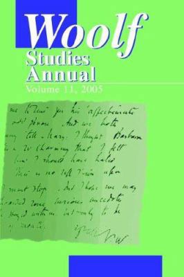 Woolf Studies Annual Volume 11 0944473717 Book Cover