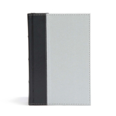 CSB Study Bible, Personal Size Edition, Gray/Bl... 1462779263 Book Cover