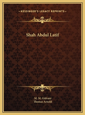 Shah Abdul Latif 1169660371 Book Cover