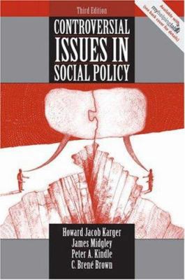 Controversial Issues in Social Policy (3rd Edit... B00ENKXSDE Book Cover