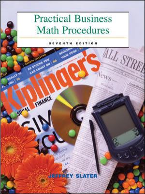 Practical Business Math Procedures 0072468564 Book Cover