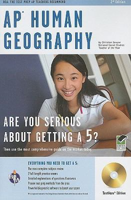 AP Human Geography w/ CD-ROM (Advanced Placemen... 0738606316 Book Cover