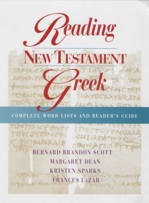 Reading New Testament Greek 0281048223 Book Cover