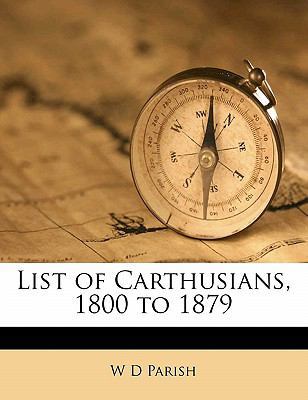 List of Carthusians, 1800 to 1879 1178056899 Book Cover