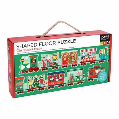 Christmas Train Shaped Floor Puzzle [Spanish] 1797237519 Book Cover