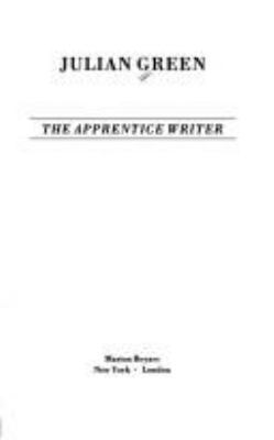 The Apprentice Writer 0714529567 Book Cover