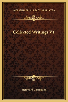 Collected Writings V1 1169374182 Book Cover