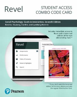 Revel for Social Psychology: Goals in Interacti... 0135447895 Book Cover