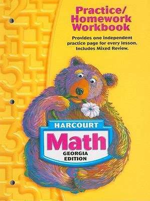 Harcourt Math Georgia Edition Practice/Homework... 0153495391 Book Cover