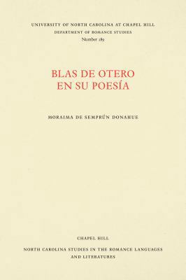 Blas de Otero En Su Poesía [Spanish] 0807891894 Book Cover