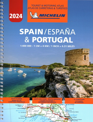 Michelin Spain & Portugal Road Atlas 2024 B0CJBTZ7SH Book Cover