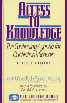 Access to Knowledge: The Continuing Agenda for ... 0874475023 Book Cover