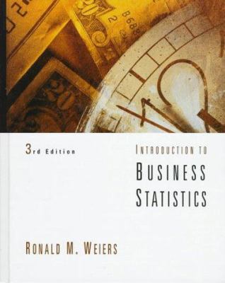 Introduction to Business Statistics 0534348920 Book Cover