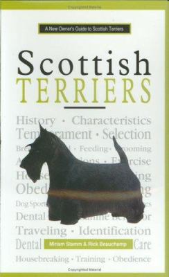 A New Owner's Guide to Scottish Terriers 0793827868 Book Cover