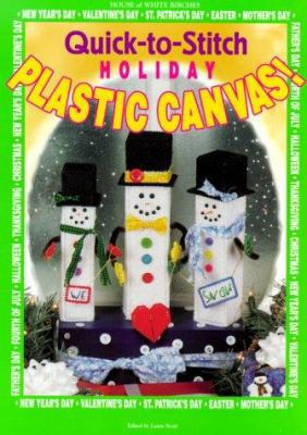 Quick-To-Stitch Holiday Plastic Canvas 188213852X Book Cover