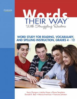 Words Their Way with Struggling Readers, Grades... 0135135214 Book Cover
