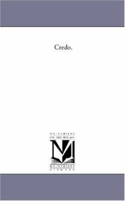 Credo. 1425549454 Book Cover